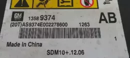 E3A531 блок управління airbag (srs) Chevrolet Cruze 2009