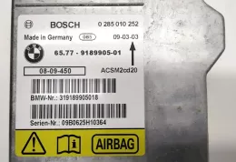 65779189905 блок управления AirBag (SRS) BMW X5 E70 2008