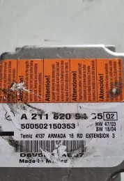 500502150353 блок управління airbag (srs) Mercedes-Benz CLS C219 2007