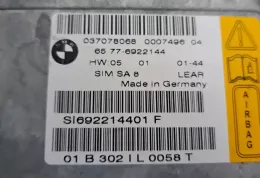 65776922144 блок управління airbag (srs) BMW 7 E65 E66 2003