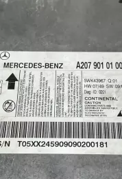 5WK43907 блок управления AirBag (SRS) Mercedes-Benz E C207 W207 2010