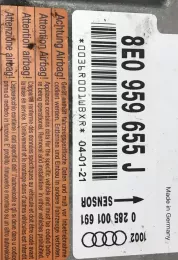 0285001691 блок управління airbag (srs) Audi A4 S4 B6 8E 8H 2003
