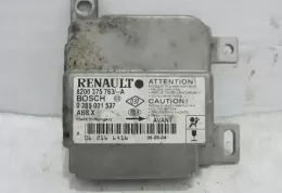 8200375763A блок управління airbag (srs) Renault Clio II 2001