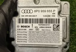 8P0959555P блок управления AirBag (SRS) Audi A3 S3 A3 Sportback 8P 2009