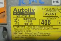 550725000 блок управления AirBag (SRS) Peugeot 406 2000