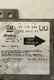 UUS0173030G блок управления AirBag (SRS) Opel Astra G 2003