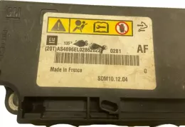 AS4896PL02862022 блок управления AirBag (SRS) Opel Astra J 2012