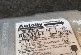 8200307800 блок управления AirBag (SRS) Renault Megane II 2004