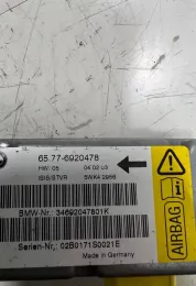 34092047801K блок управління airbag (srs) BMW 7 E65 E66 2004