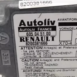 605045100 блок управления AirBag (SRS) Renault Master II 2001