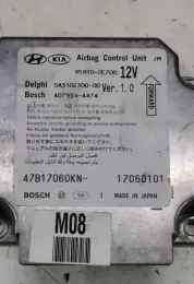 344474 блок управління airbag (srs) Hyundai Tucson JM 2008