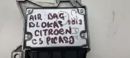 610277600 блок управления AirBag (SRS) Citroen C3 Picasso 2009
