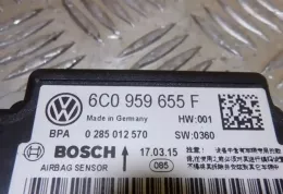 6C0959655F блок управління airbag (srs) Skoda Fabia Mk3 (NJ) 2015