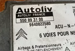 9640822580 блок управления AirBag (SRS) Citroen Xsara Picasso 2000