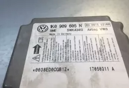 1KO909605N блок управління airbag (srs) Volkswagen Golf Plus 2007