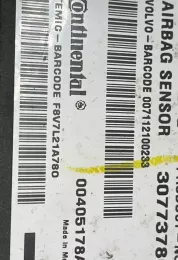 3077378 блок управления AirBag (SRS) Volvo V50 2008