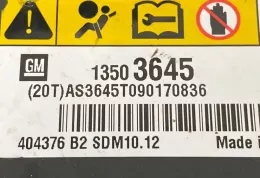S3645T090170836 блок управления AirBag (SRS) Opel Insignia A 2009