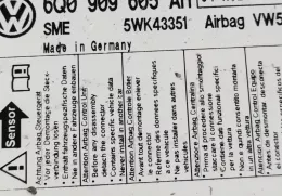 23040417F блок управління airbag (srs) Volkswagen Caddy 2009