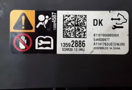 524930977 блок управления AirBag (SRS) Opel Mokka 2014