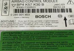 630017205501 блок управління airbag (srs) Mazda 3 I 2005