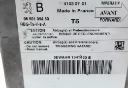 109128 блок управління airbag (srs) Peugeot 307 2002