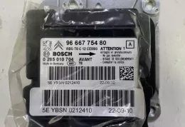 YBSN0212410 блок управління airbag (srs) Peugeot 3008 I 2010