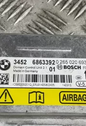 6863392 блок управления AirBag (SRS) BMW 3 GT F34 2013