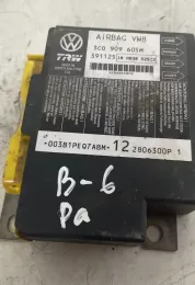 39112510 блок управління airbag (srs) Volkswagen PASSAT B6 2008