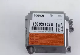8E959655B блок управління airbag (srs) Audi A4 S4 B6 8E 8H 2003