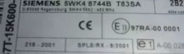 3S7T15K600LB блок управления AirBag (SRS) Ford Mondeo Mk III 2000