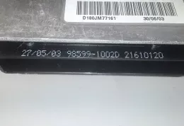 985991002D блок управління airbag (srs) Renault Megane II 2004