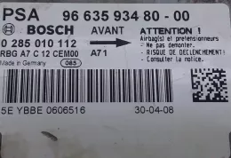 966359359348000 блок управління airbag (srs) Peugeot 207 2008