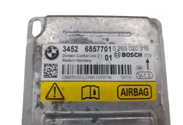 6857701 блок управления AirBag (SRS) BMW 1 F20 F21 2013