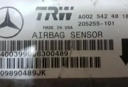 400399193300489 блок управління airbag (srs) Mercedes-Benz ML W163 2001