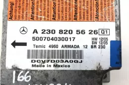 A2308206926 блок управління airbag (srs) Mercedes-Benz SL R230 2004