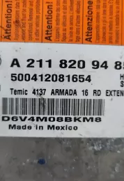 500412081654 блок управления AirBag (SRS) Mercedes-Benz E W211 2004