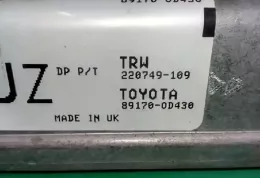 220749109 блок управления AirBag (SRS) Toyota Yaris 2005