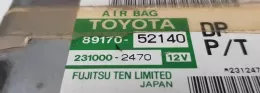 8917052140 блок управління airbag (srs) Toyota Yaris 2003