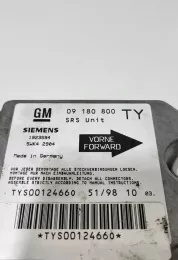 TYS00124660 блок управління airbag (srs) Opel Astra G 2000