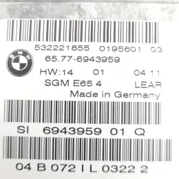65776943959 блок управління airbag (srs) BMW 7 E65 E66 2001