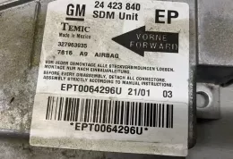 24423840 блок управління airbag (srs) Opel Corsa C 2003