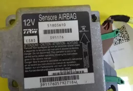 391176 блок управления AirBag (SRS) Fiat Panda II 2006