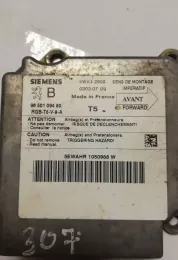 03030709 блок управління airbag (srs) Peugeot 307 2002