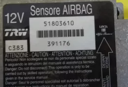 391176 блок управления AirBag (SRS) Fiat Panda II 2006