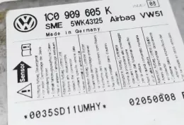 02050808E блок управління airbag (srs) Volkswagen Polo III 6N 6N2 6NF 2000