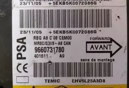 LHV5L23A3D8 блок управления AirBag (SRS) Citroen C3 Pluriel