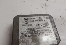 44010415A блок управління airbag (srs) Volkswagen Transporter - Caravelle T5 2004