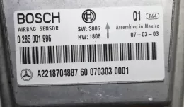 A2218704887 блок управління airbag (srs) Mercedes-Benz CL C216 2007
