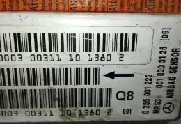 59876 блок управления AirBag (SRS) Mercedes-Benz A W168 1997