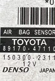 8917047110 блок управління airbag (srs) Toyota Prius (XW20) 2007